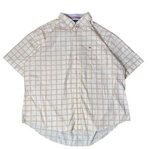 Tommy Hilfiger Mens XXL Short Sleeve Button Down Shirt
